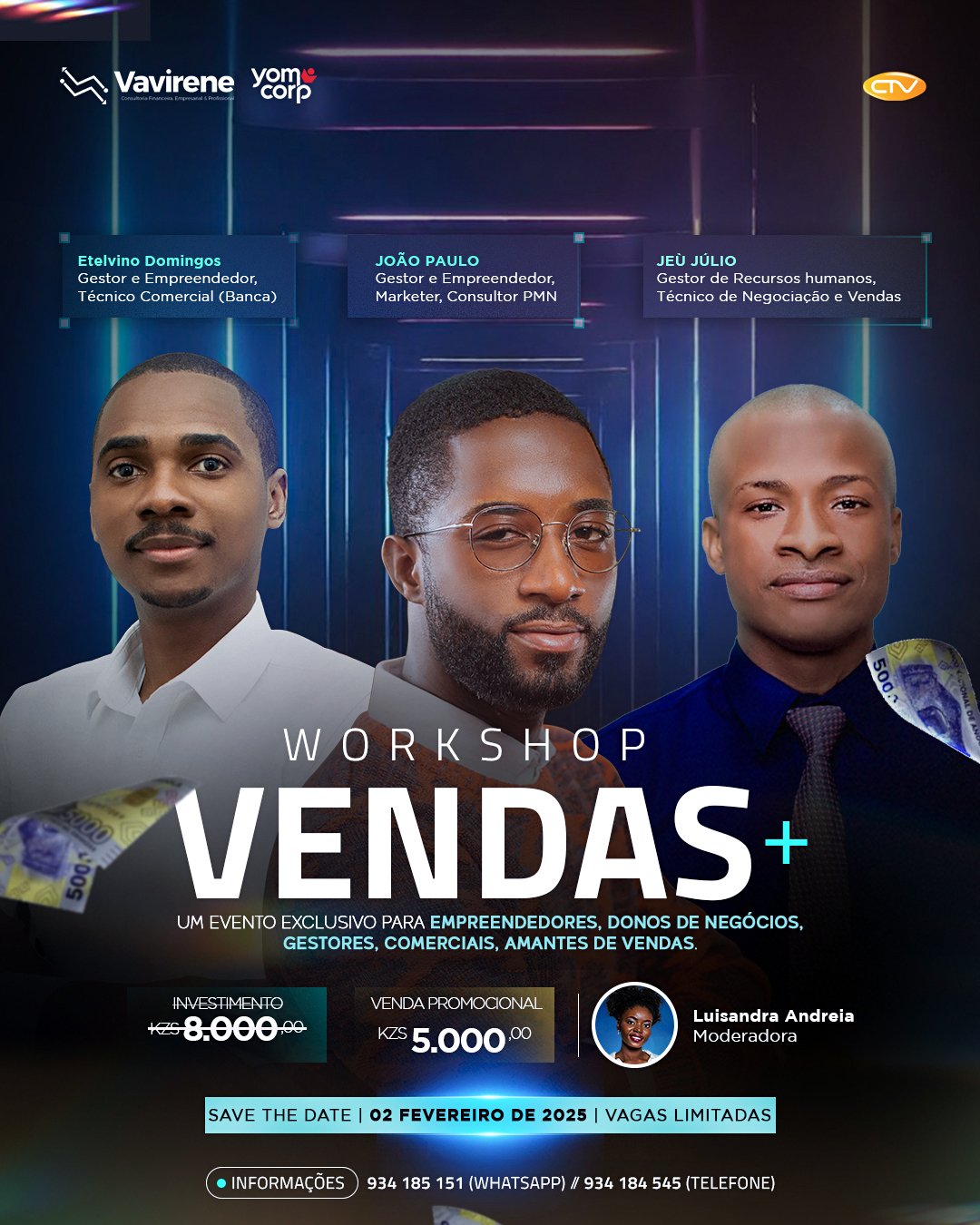 Workshop Sobre Vendas +
