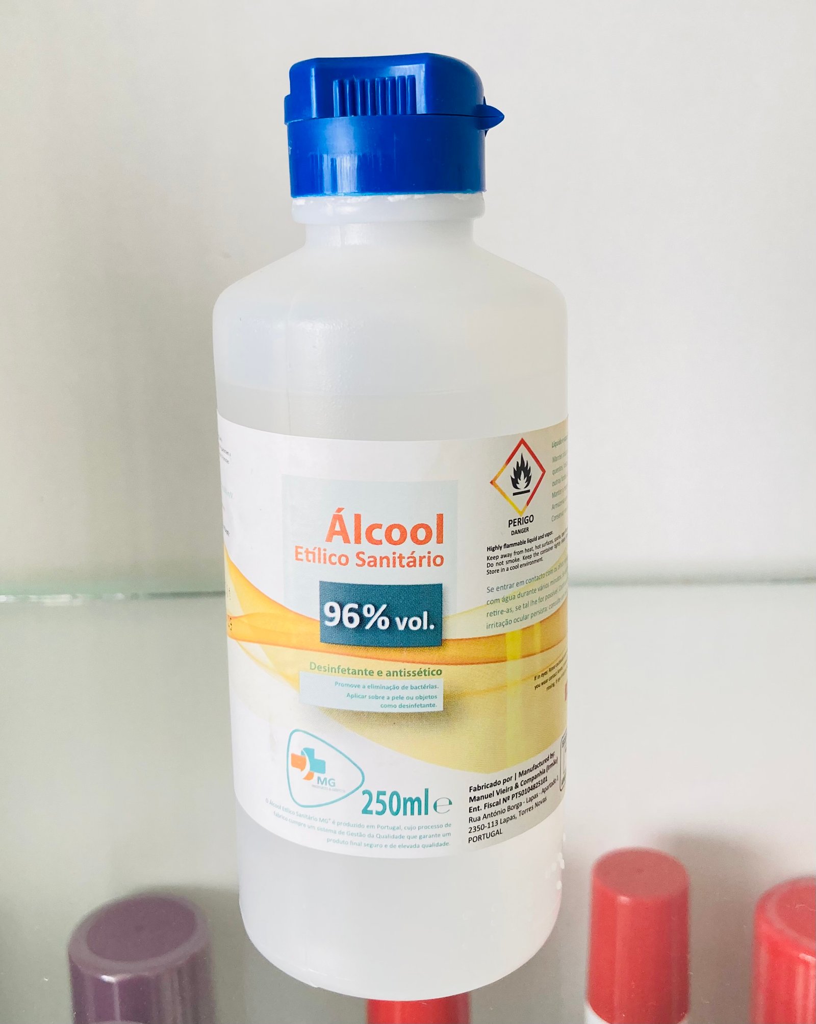 Álcool Etílico 96% 250 ml