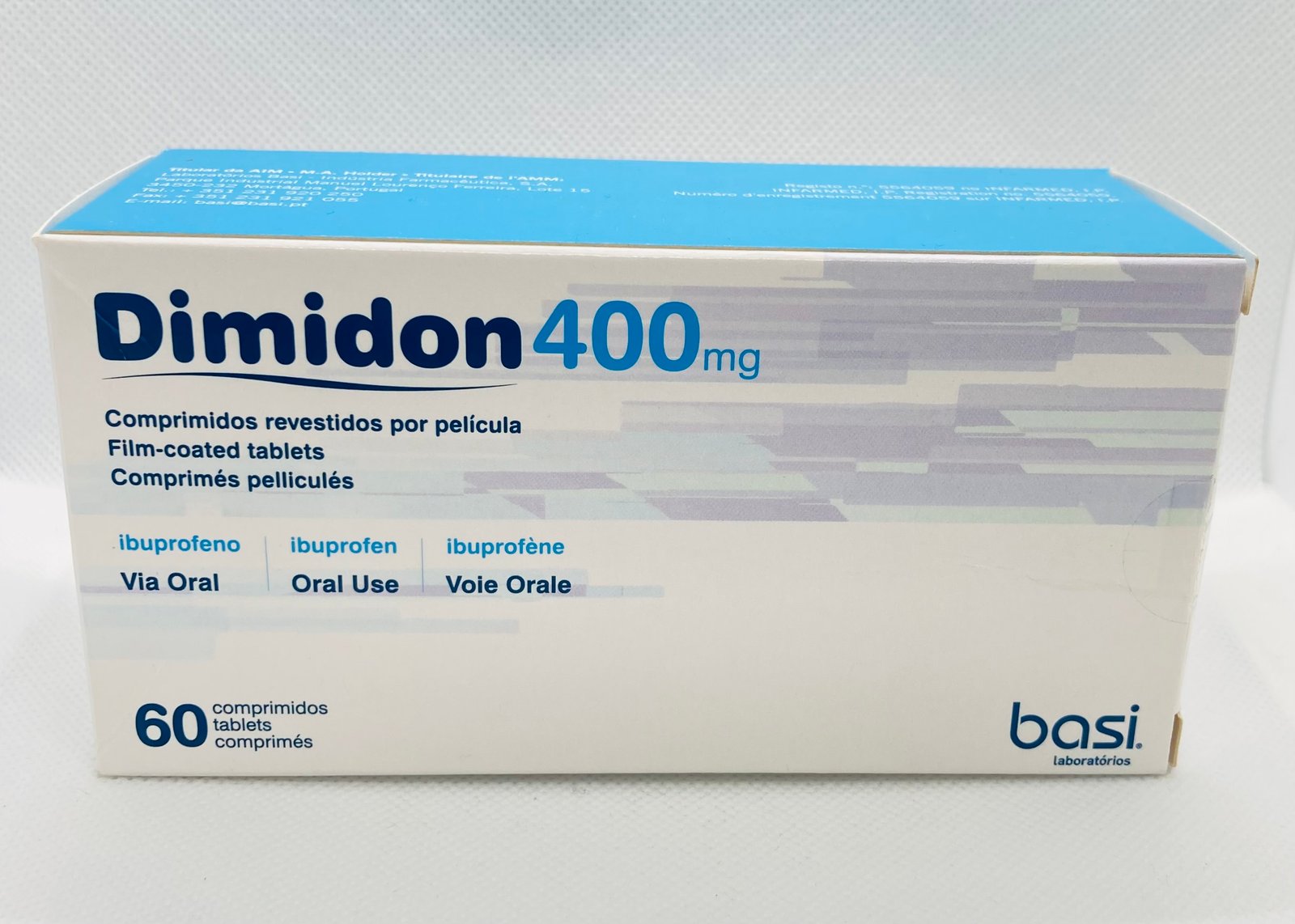 Ibuprofeno Dimidon Comprimido 400 mg