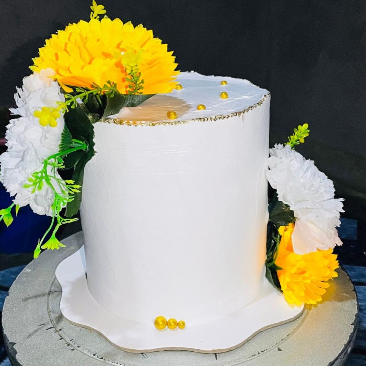 Bolo de noivado simples