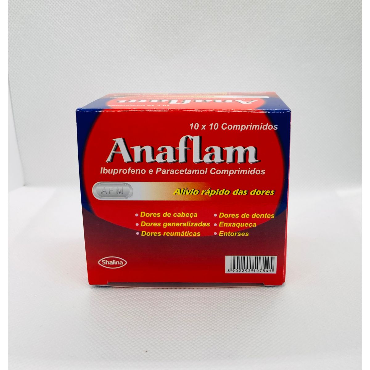 Ibuprofeno e Paracetamol Anaflam